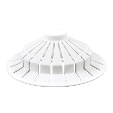 Templeton 4865960 5.5 in. Dia Plastic Bathtub Hair Catcher - White TE881921